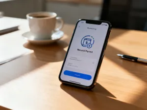 Ekran smartfona z otwartym menu ustawień i sekcją „Informacje o telefonie”, ułatwiający lokalizację wersji oprogramowania.