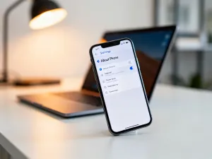 Porównanie inteligentnego głośnika Google Nest z ekranem dotykowym oraz klasycznego głośnika na drewnianym biurku.