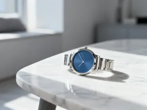 Zbliżenie na nowoczesną klawiaturę mechaniczną z podświetleniem RGB podczas naciskania klawisza w technologii dynamicznej.